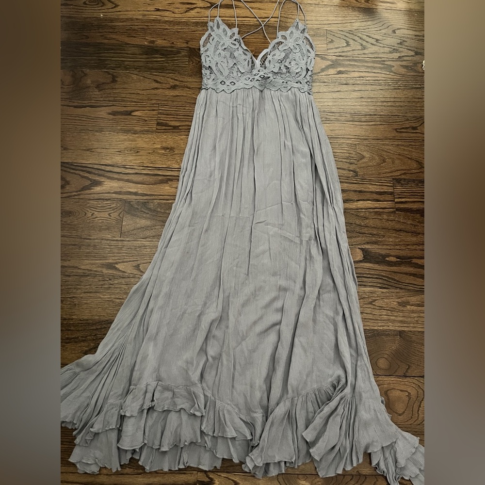 Free People Adella Maxi Slip Dress.  Size M - Picture 5 of 7